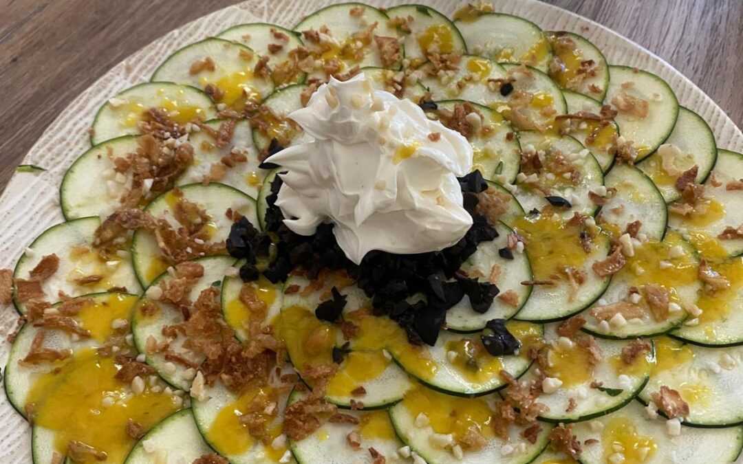 Ensalada de calabacines crudos