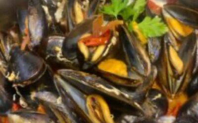 Mejillones rehogados