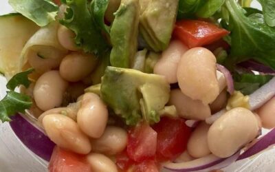 Ensalada de alubias blancas