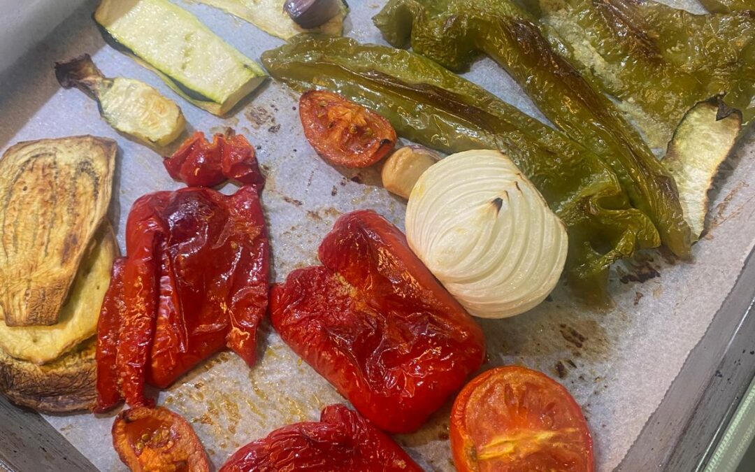 Parrillada al horno de verduras