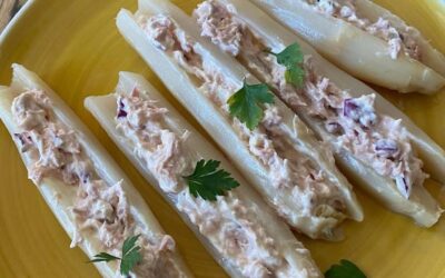 Espárragos rellenos